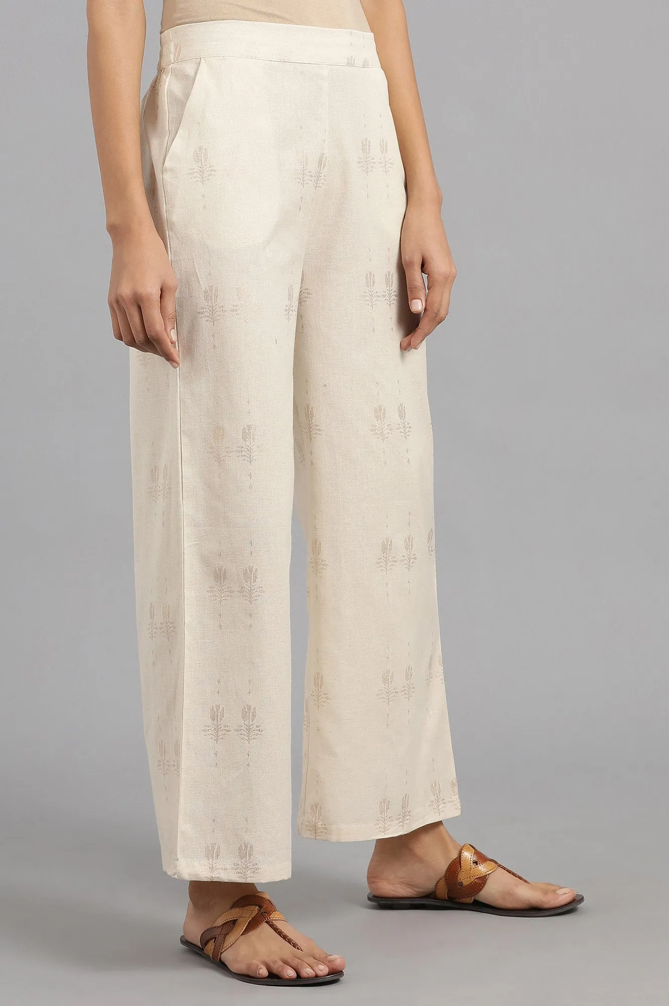 Copper Flared Pants