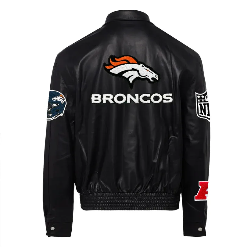 DENVER BRONCOS FULL LEATHER JACKET