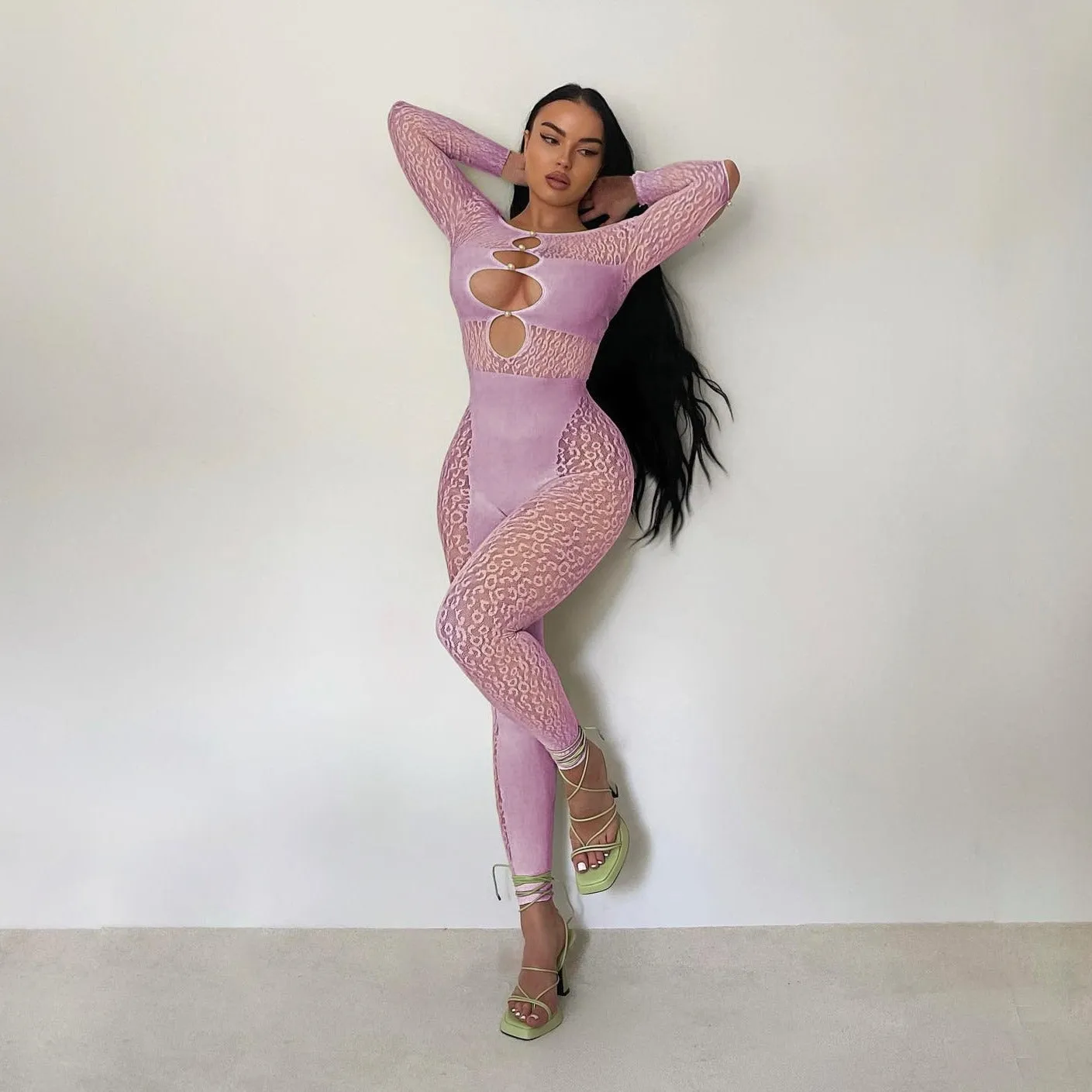 Elegant Off Shoulder Cuts Jumpsuit