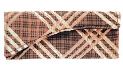 Envelope Clutch - Copper Plaid Upholstery (One Left!)