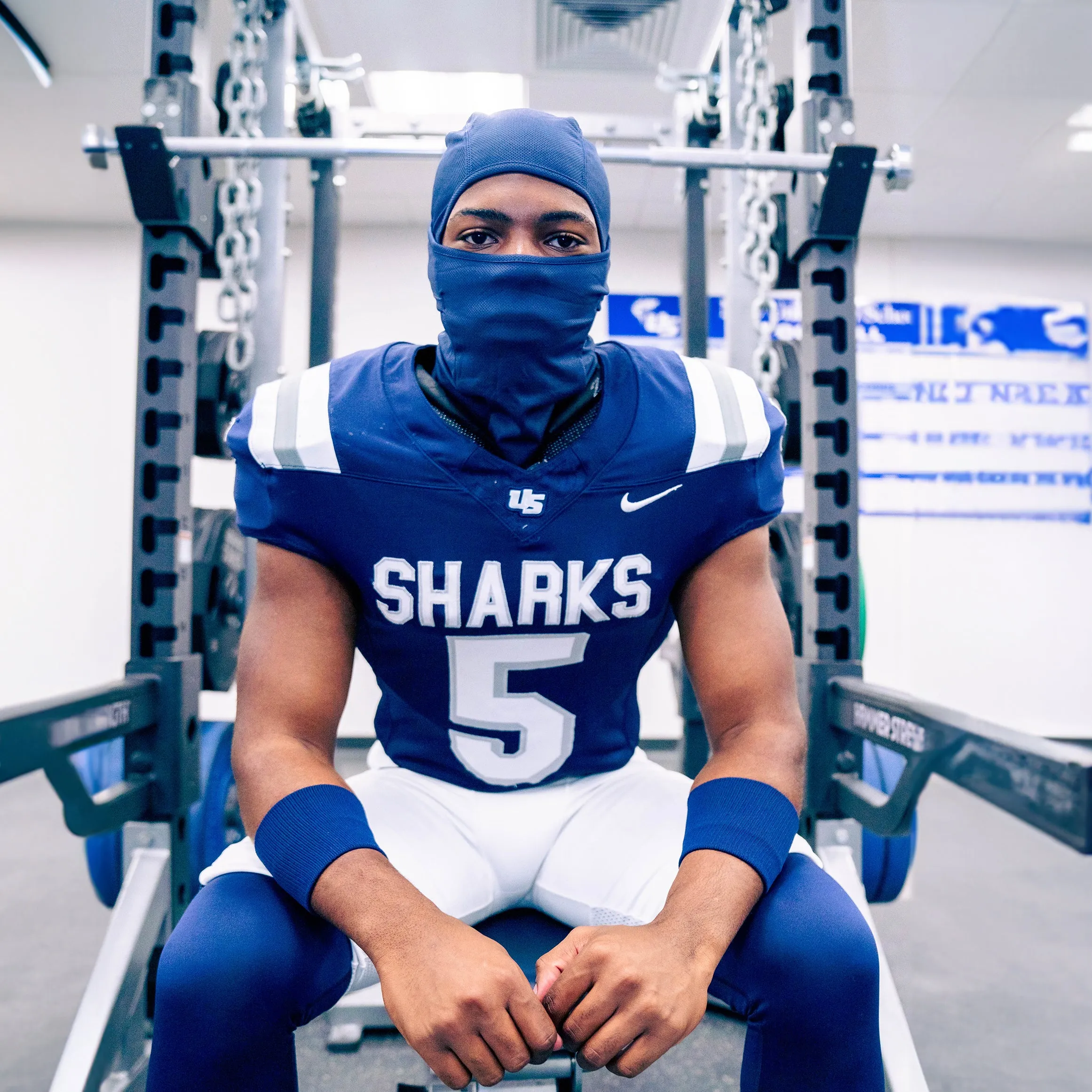 Hue Royal Blue Loose-fitting Shiesty Mask