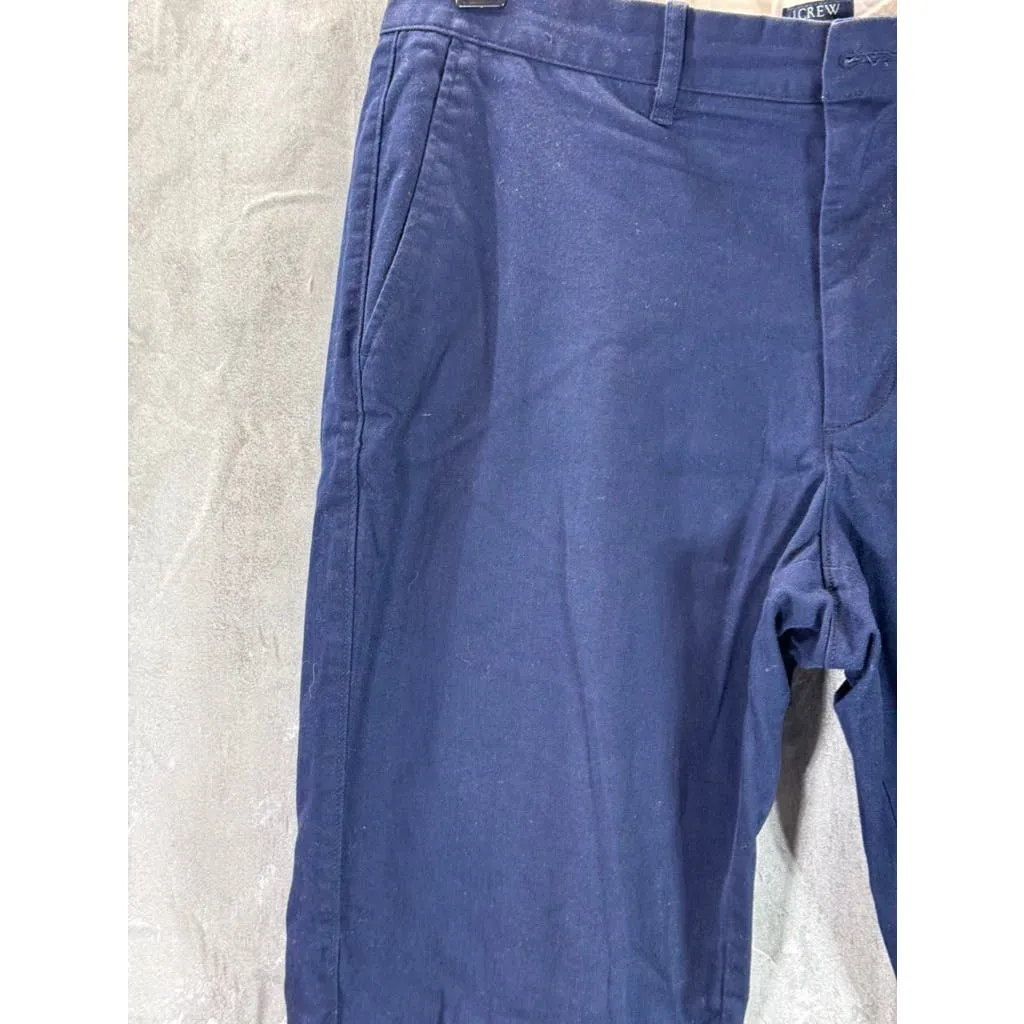 J.CREW Factory Men's Navy Straight-Fit Flex Chino Pants SZ 33X32