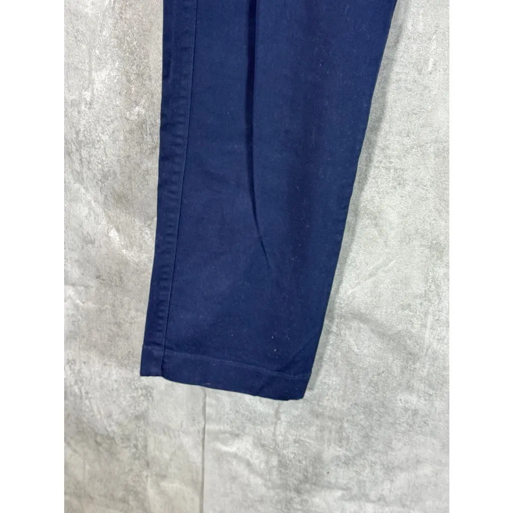 J.CREW Factory Men's Navy Straight-Fit Flex Chino Pants SZ 33X32