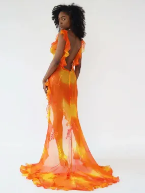 Jojo High Slit Maxi Dress
