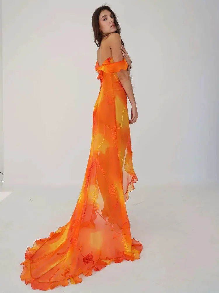 Jojo High Slit Maxi Dress
