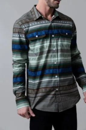 Kimes Ranch Men's Pueblo Stripe Jacket - Sage