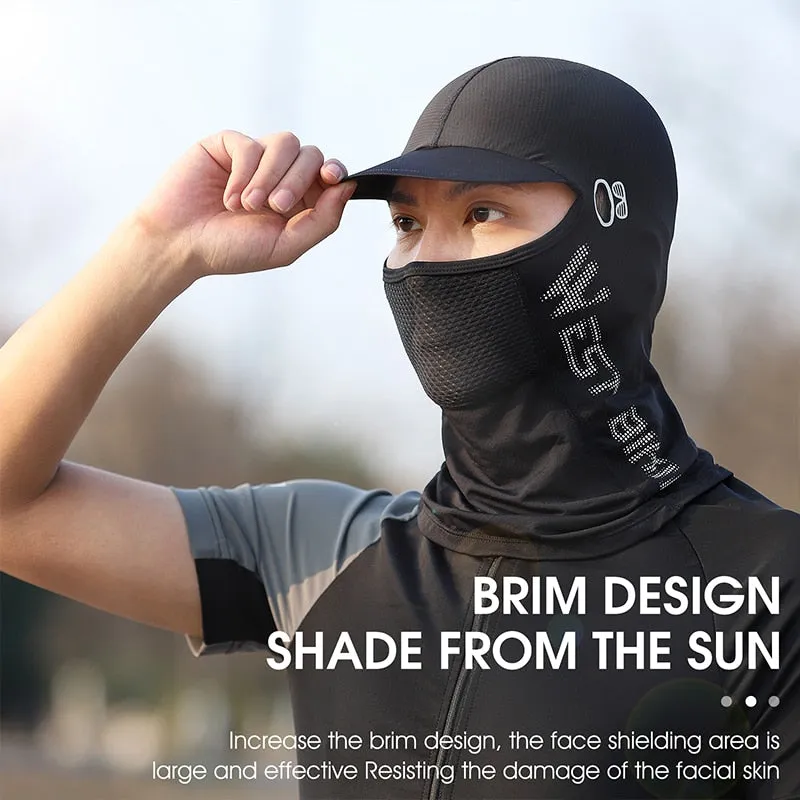 Kit Máscara Balaclava   Boné de Ciclismo Summer Proteção