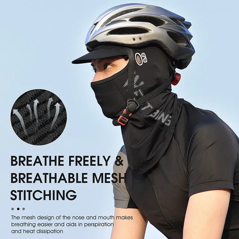 Kit Máscara Balaclava   Boné de Ciclismo Summer Proteção