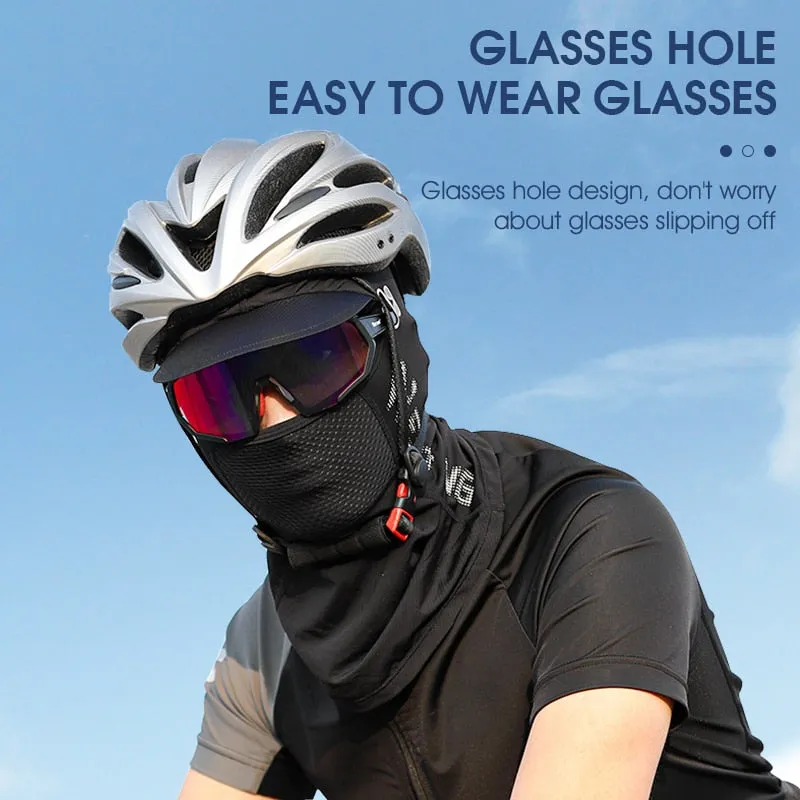 Kit Máscara Balaclava   Boné de Ciclismo Summer Proteção