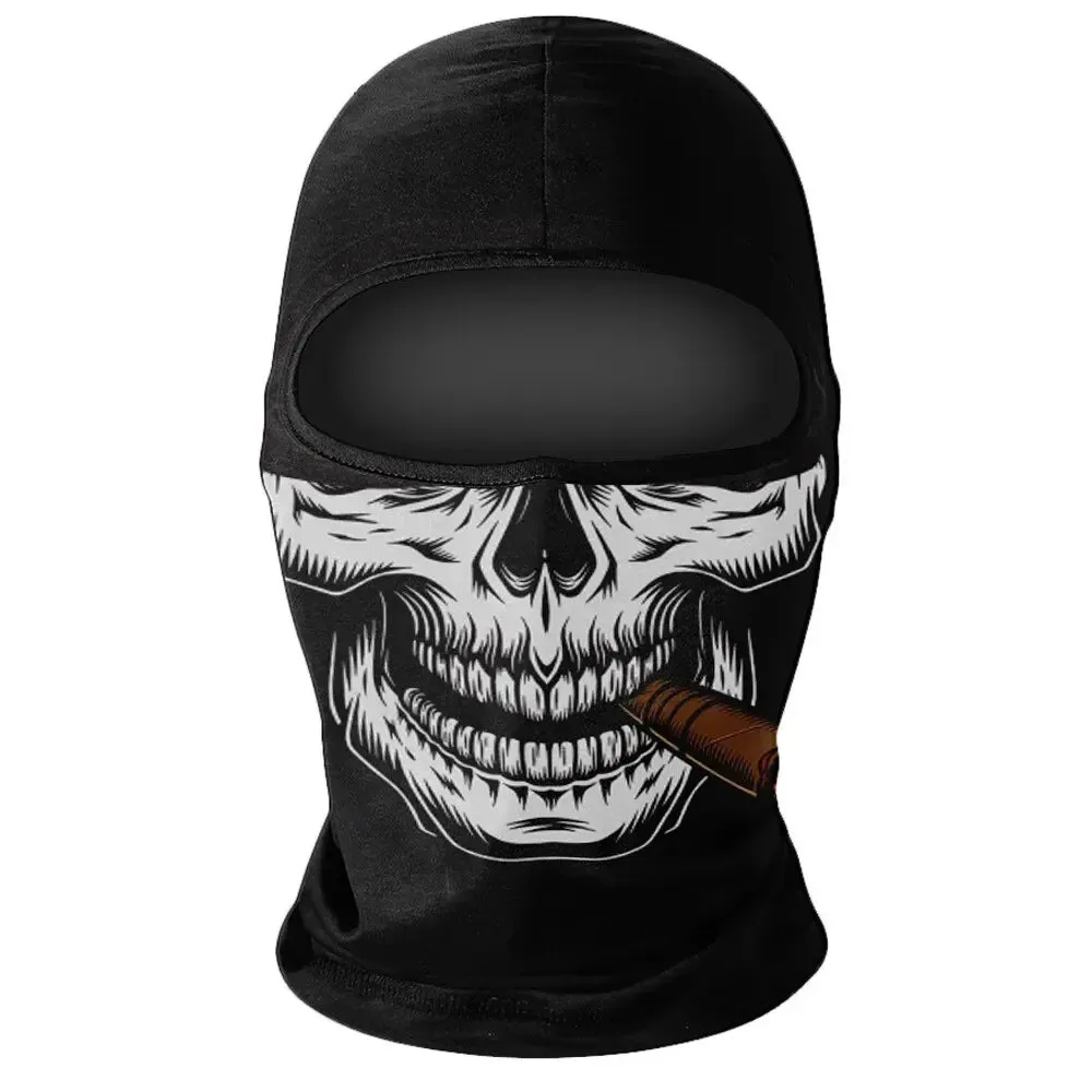 Lizard Vigilante Motorcycles Balaclava Mask - Ghost Face War Game Skeleton Riding Outdoor Headwear