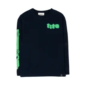 Long Sleeve T-Shirt Sako Navy Car