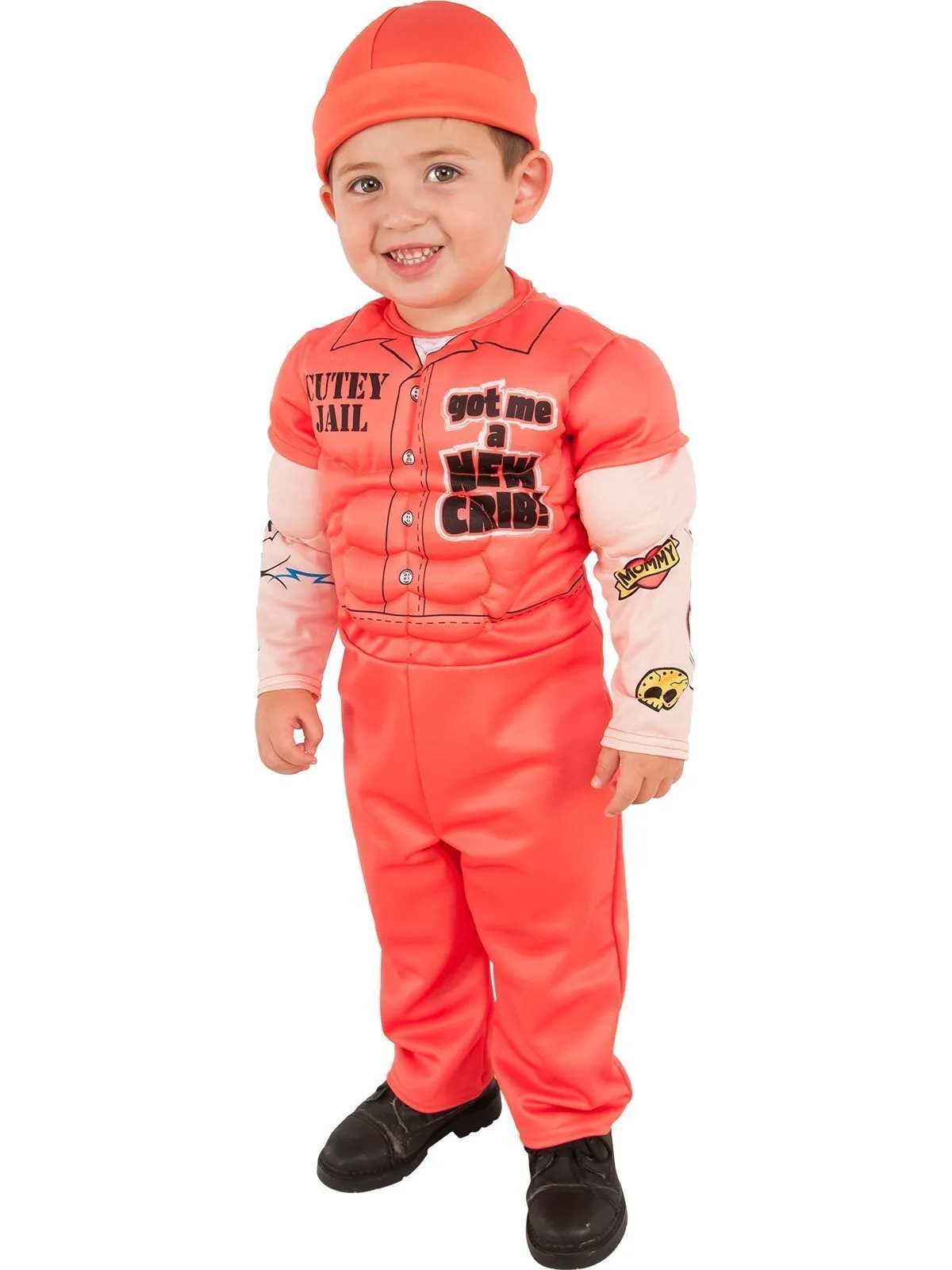 Muscle Man Prisoner Deluxe Costume for Toddlers & Kids