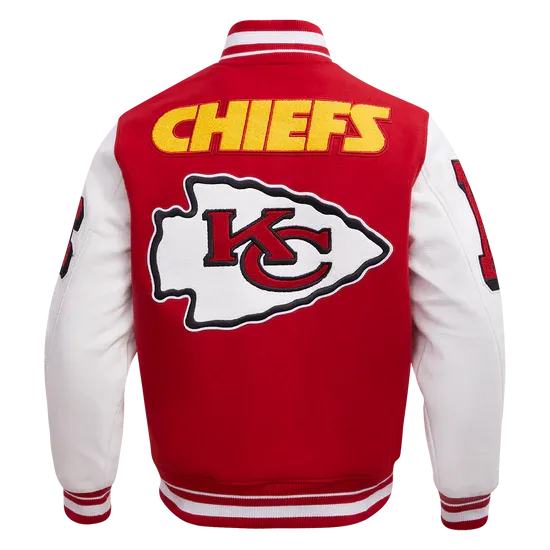 NFL KANSAS CITY CHIEFS MASHUP MEN'S WOOL VARSITY JACKET