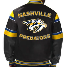 NHL Nashville Predators Leather Jacket