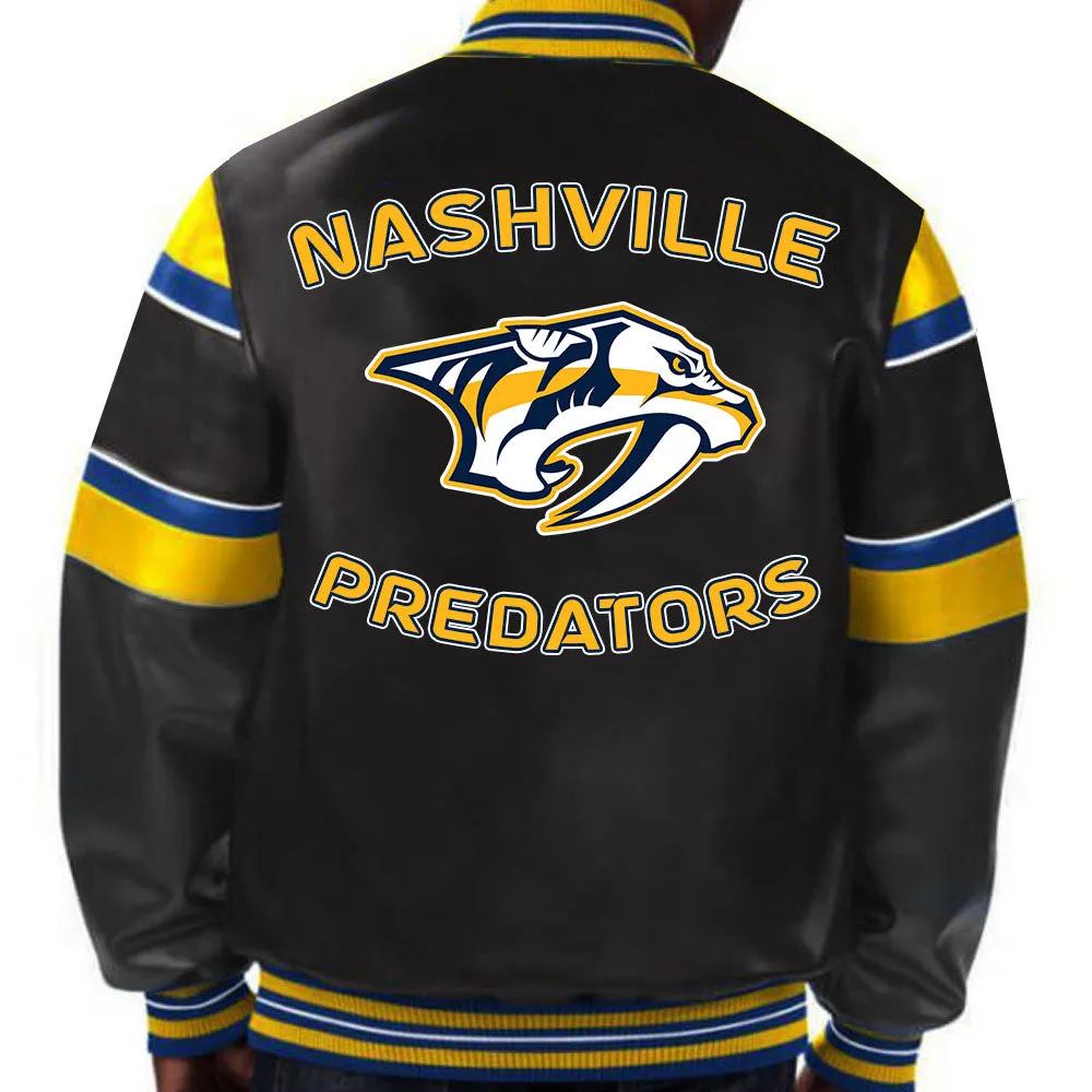 NHL Nashville Predators Leather Jacket