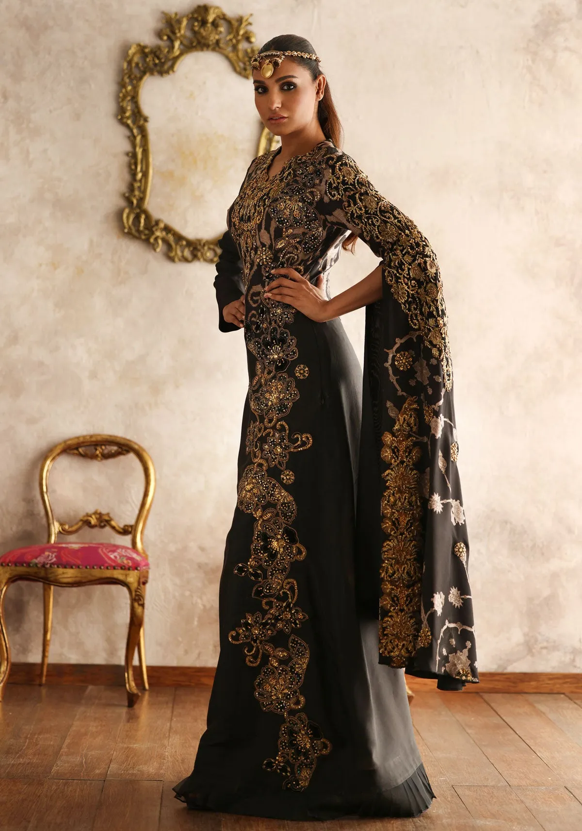 Ottoman-Inspired Printed Kaftan