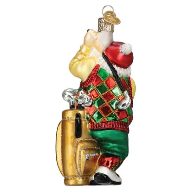 OWC-Golfing Santa Ornament
