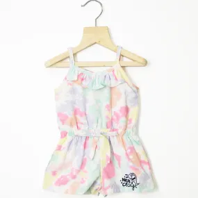 Pastel Tie Dye Sleeveless Jumpsuit