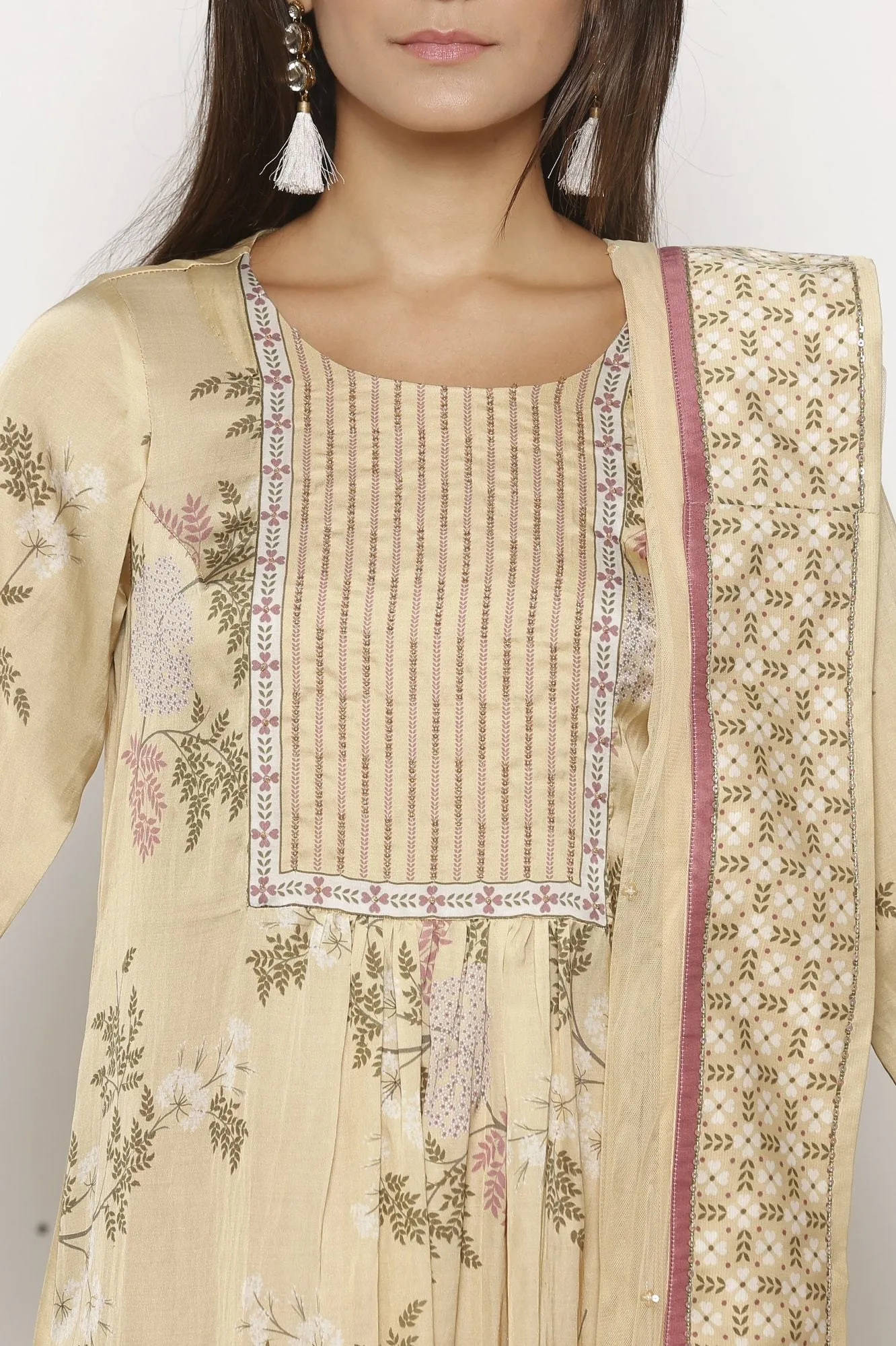 Pastel Yellow Kurta Set