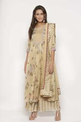 Pastel Yellow Kurta Set