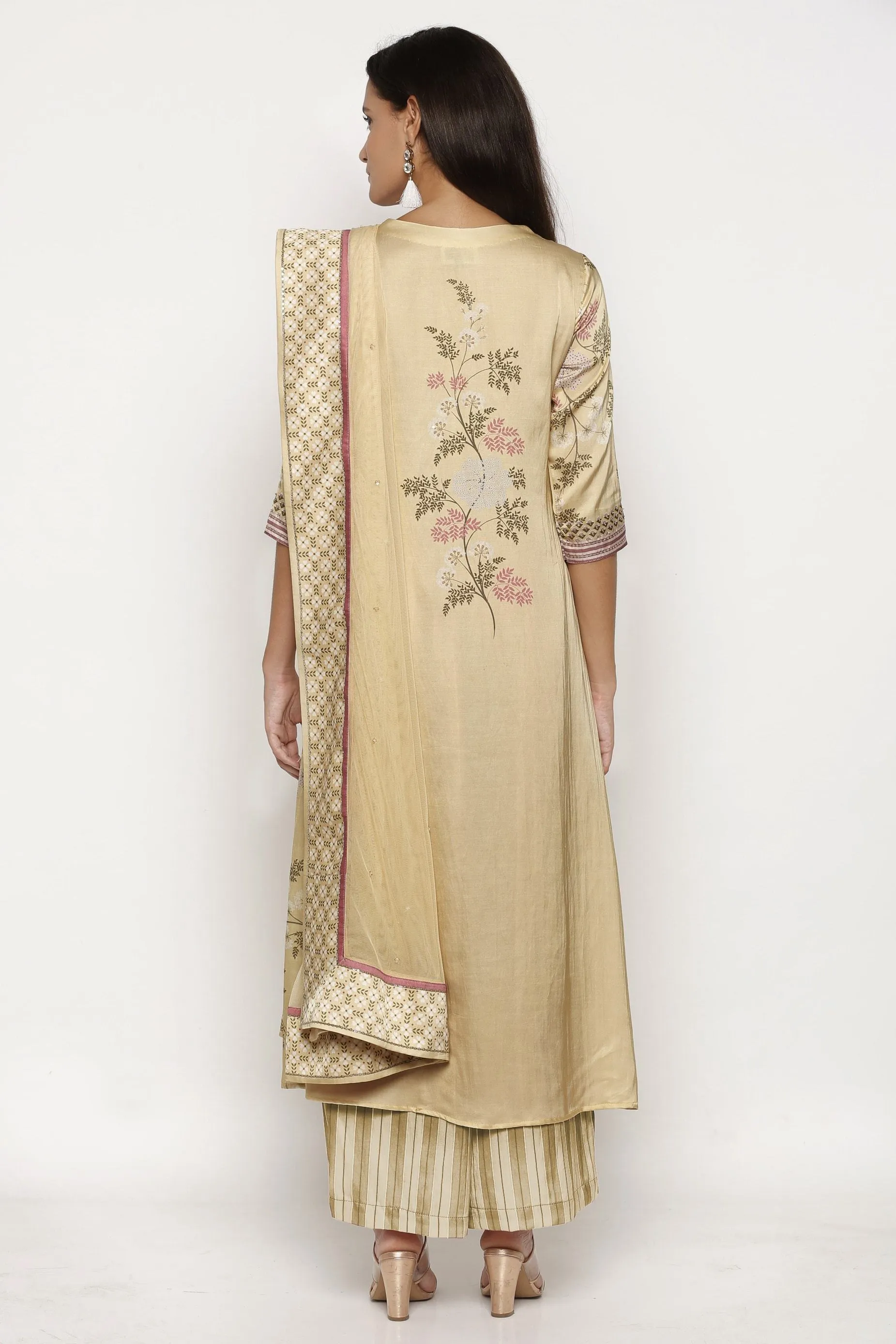 Pastel Yellow Kurta Set