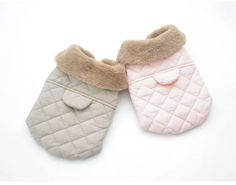 Pet Clothes Autumn and Winter New Pet Coat Warm Winter Cotton-Padded Clothes