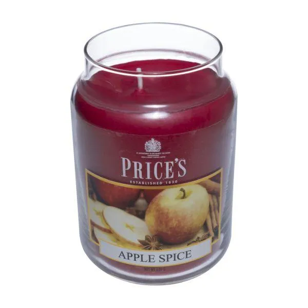 Prices Candles Scented Large Jar - Apple Spice
