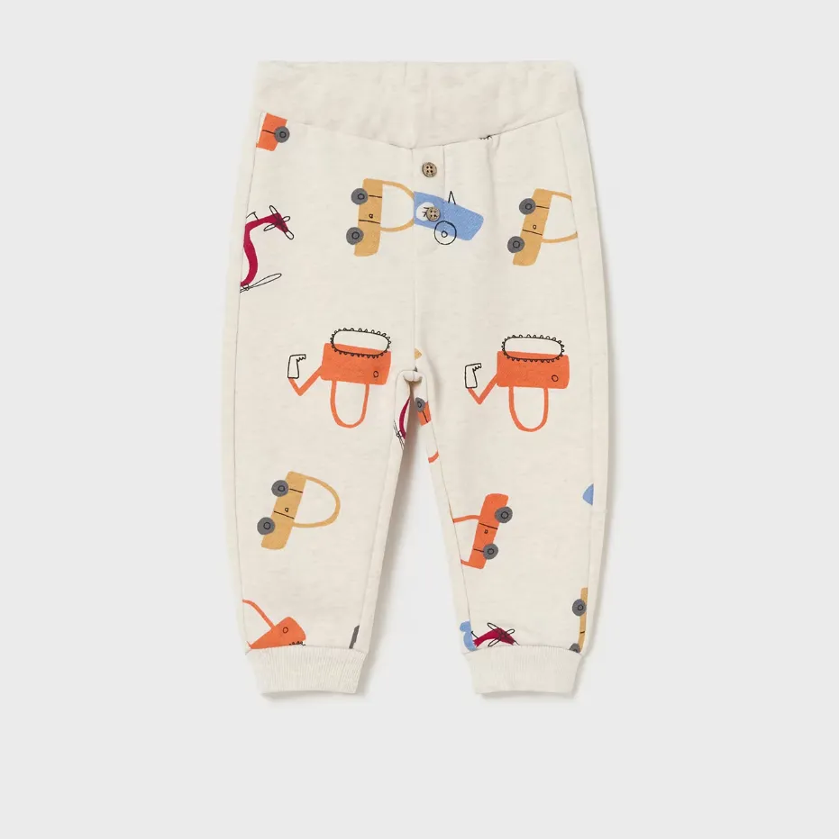 Printed Car Baby Sweatpants