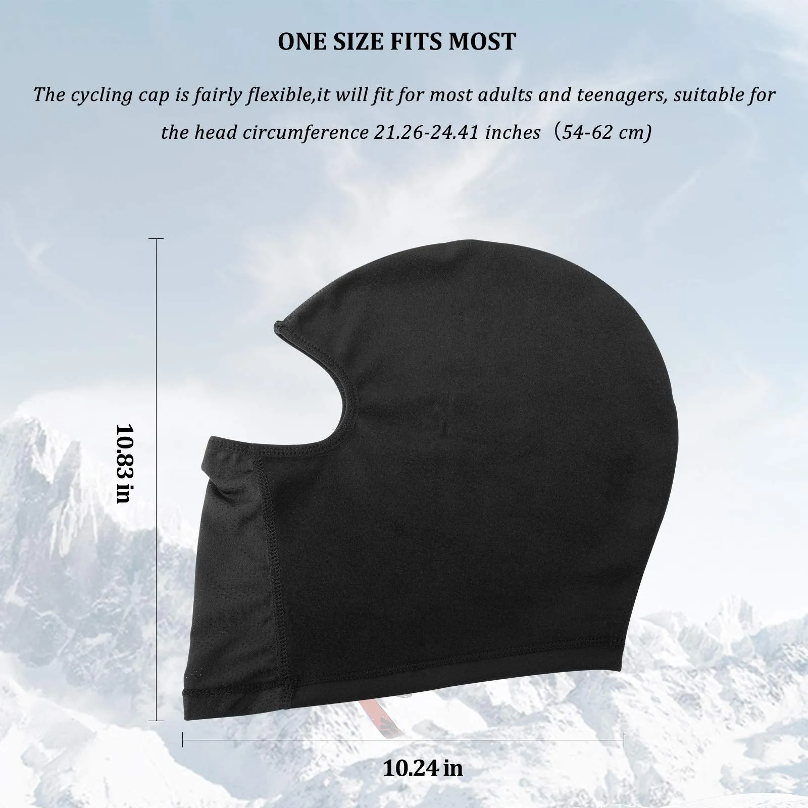 ROCKBROS Windproof Balaclava Winter Face Cover Thermal Fleece Neck Warmer