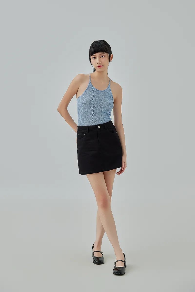Ruth Denim Mini Skirt