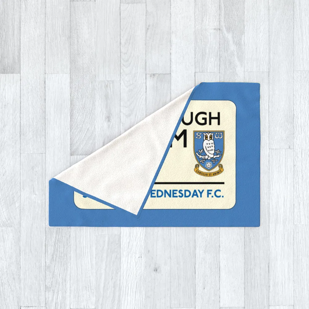 Sheffield Wednesday Street Sign Winter Blanket