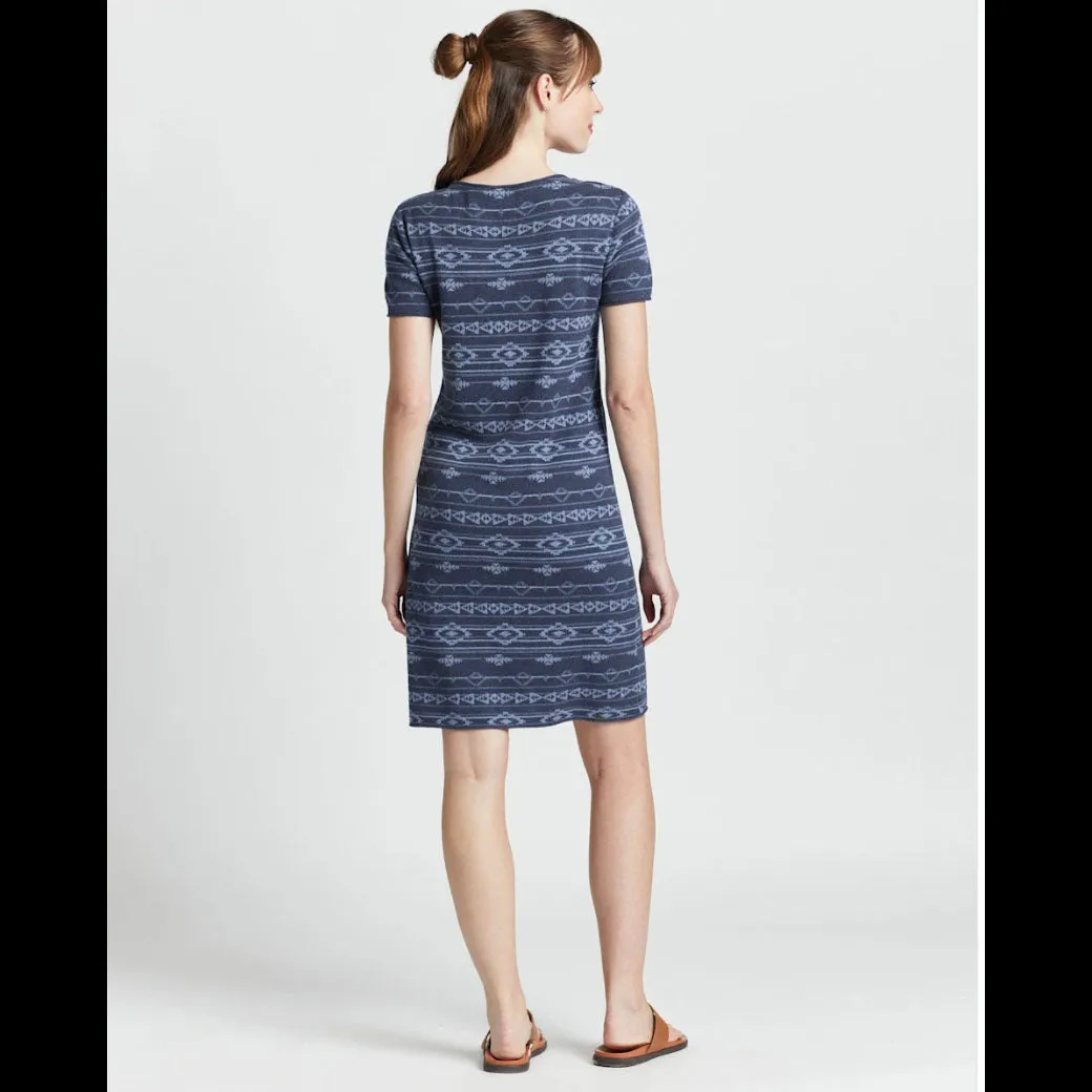 Short-Sleeve Cotton Sweater Dress - Pendleton - DRPD1
