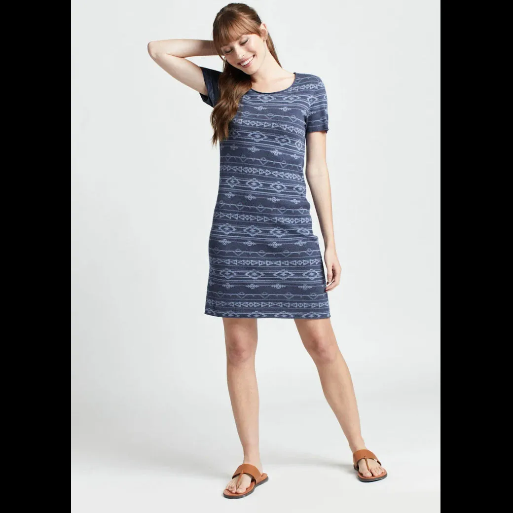 Short-Sleeve Cotton Sweater Dress - Pendleton - DRPD1