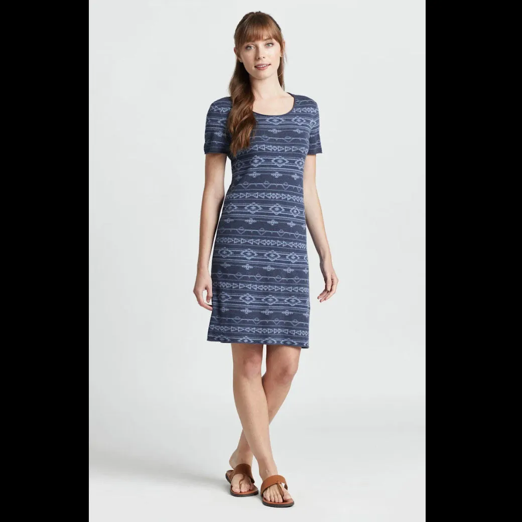 Short-Sleeve Cotton Sweater Dress - Pendleton - DRPD1