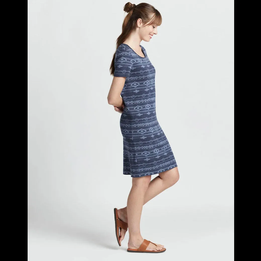 Short-Sleeve Cotton Sweater Dress - Pendleton - DRPD1