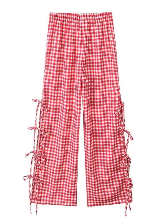 Side Bow Tie Pants