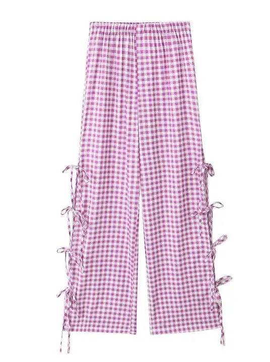 Side Bow Tie Pants