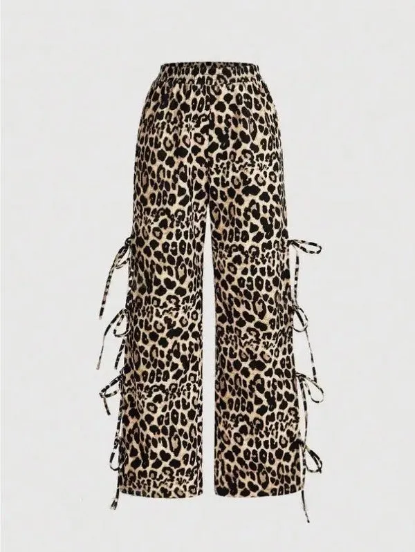 Side Bow Tie Pants