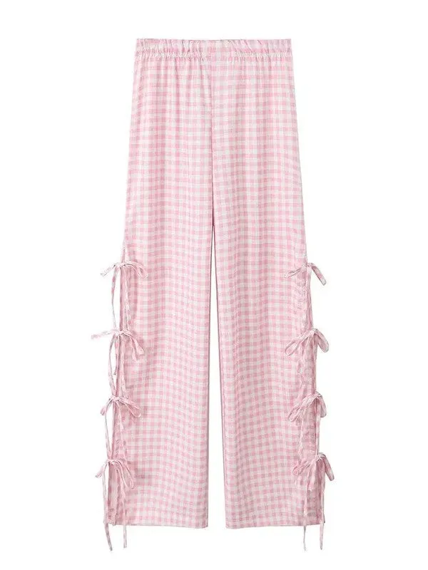 Side Bow Tie Pants
