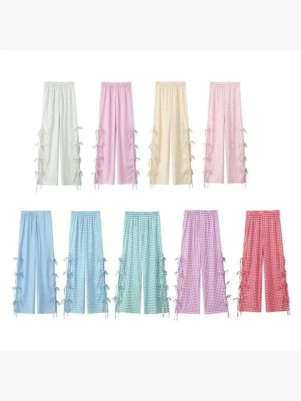 Side Bow Tie Pants