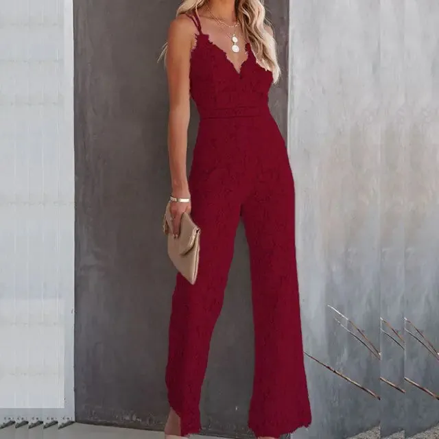 Sleeveless Sling Party Jumpsuit