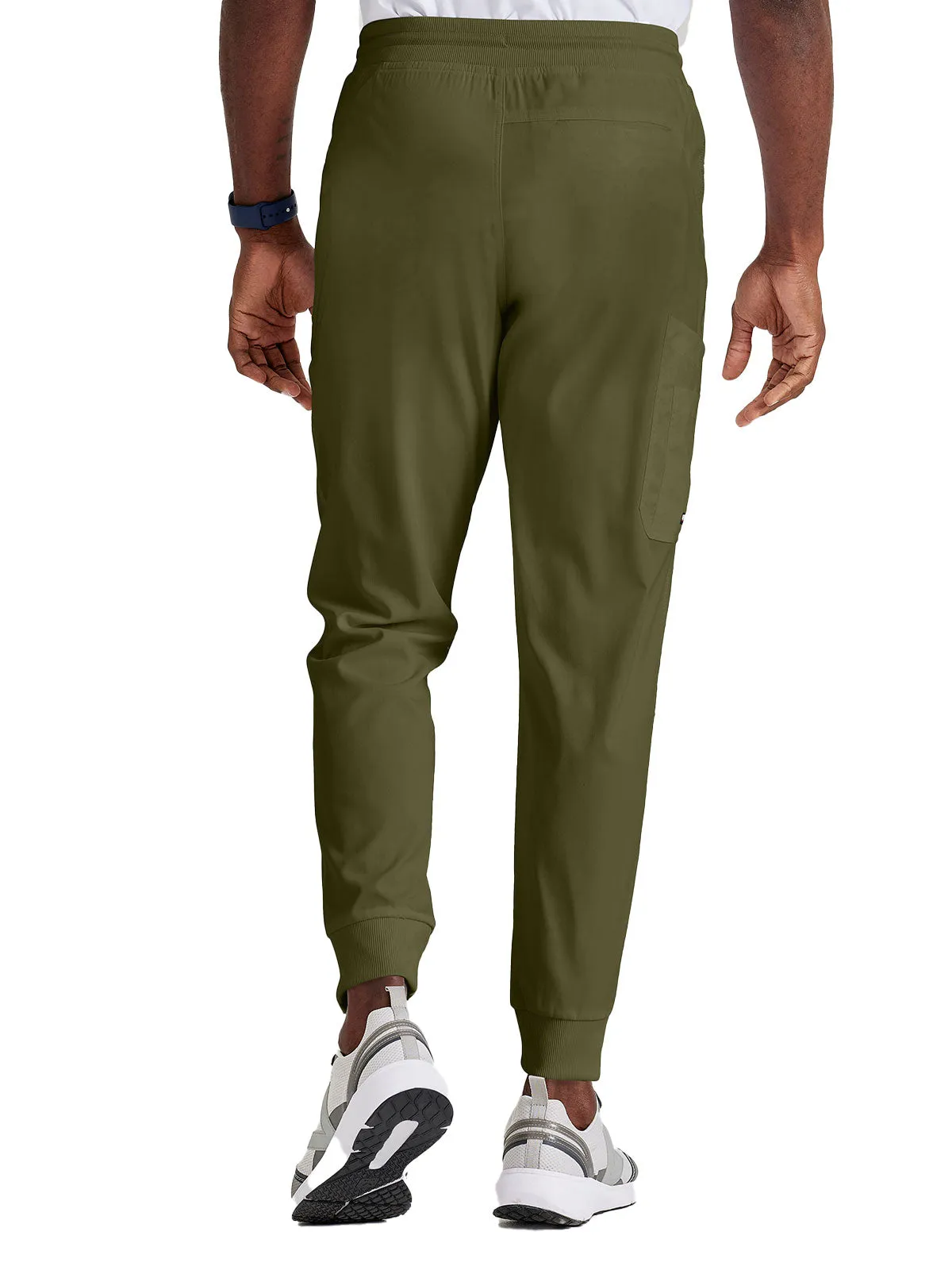 Spandex Stretch - Men’s Zip-Fly Jogger Scrub Pant