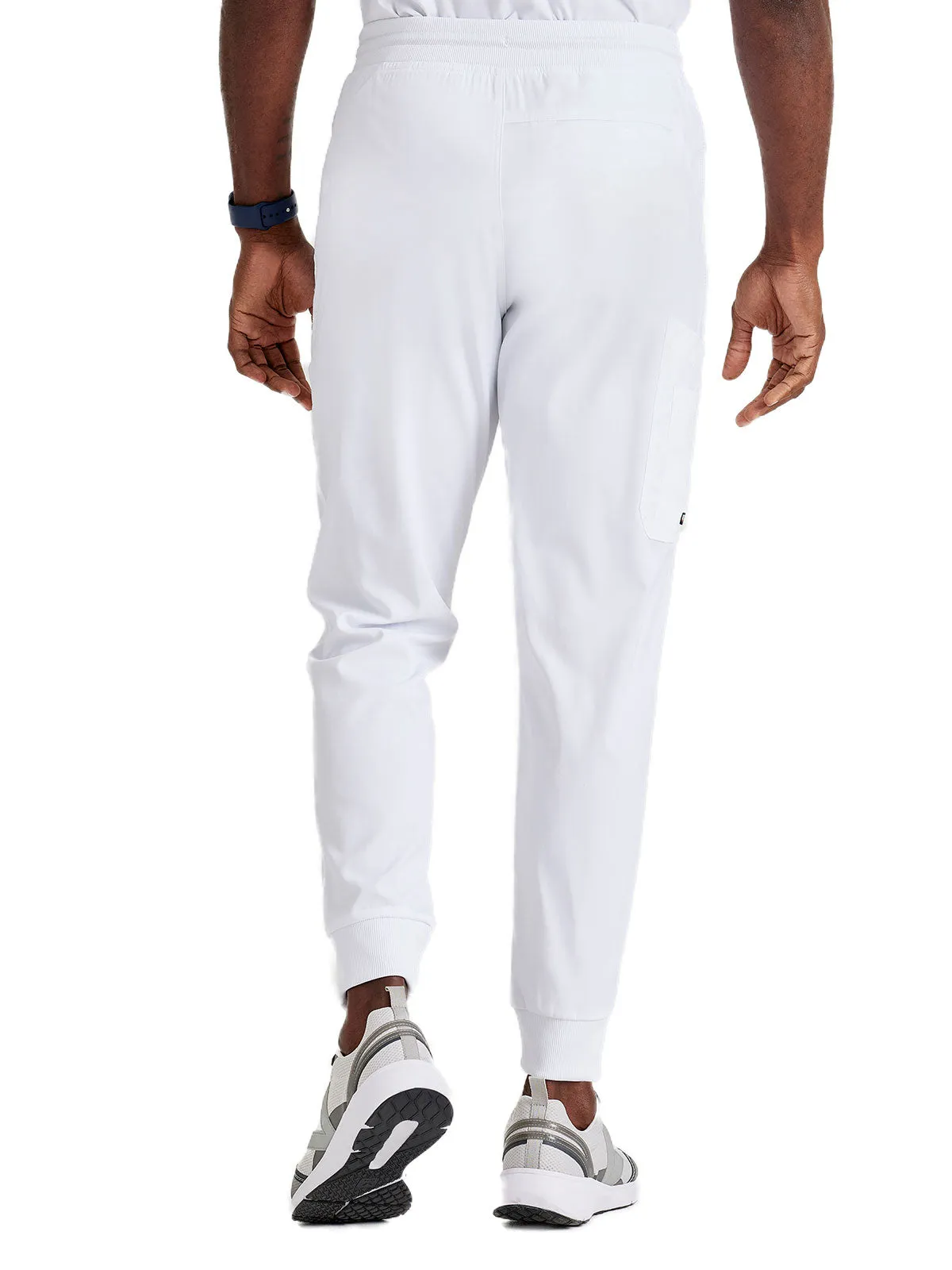 Spandex Stretch - Men’s Zip-Fly Jogger Scrub Pant