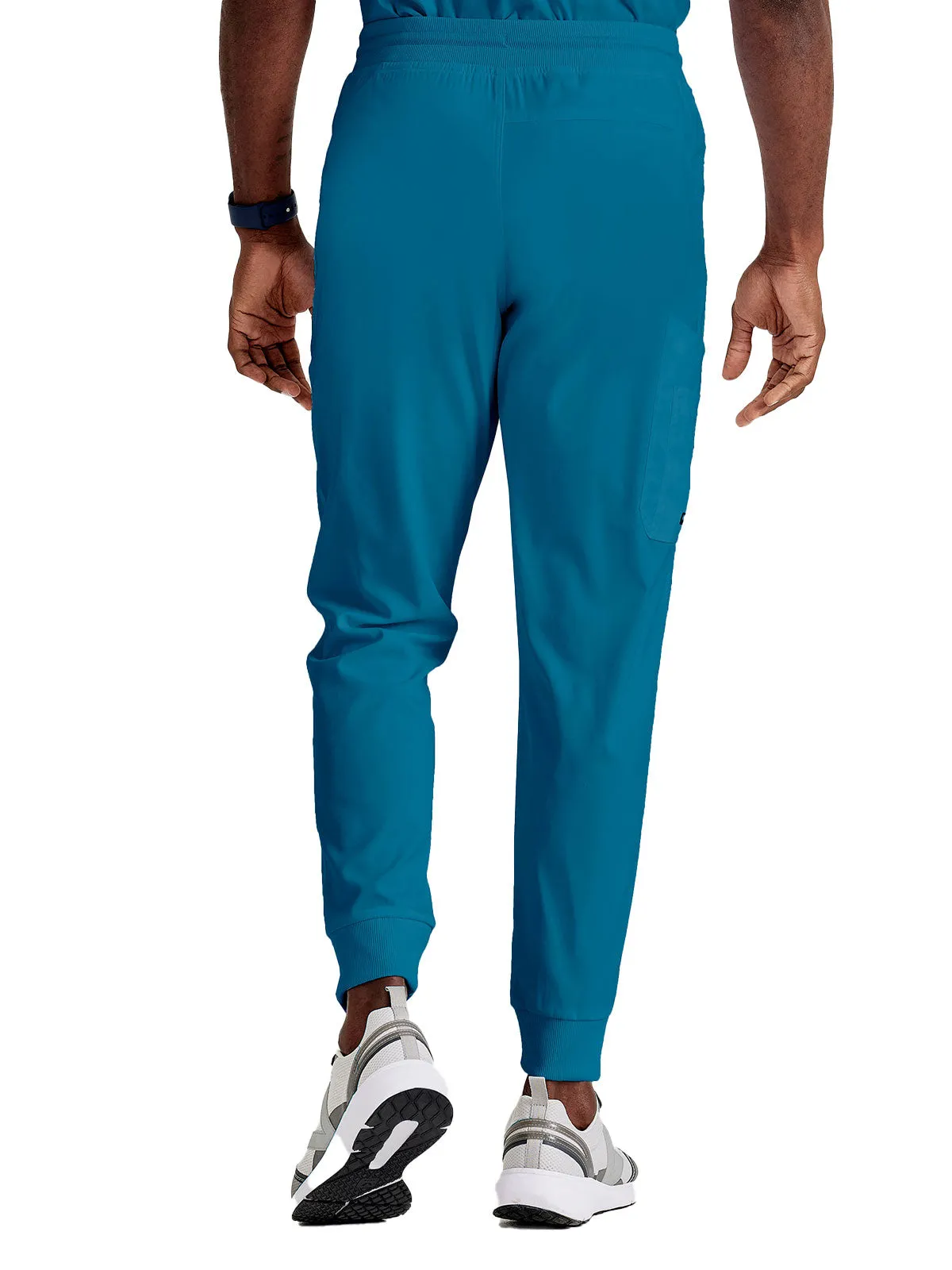 Spandex Stretch - Men’s Zip-Fly Jogger Scrub Pant