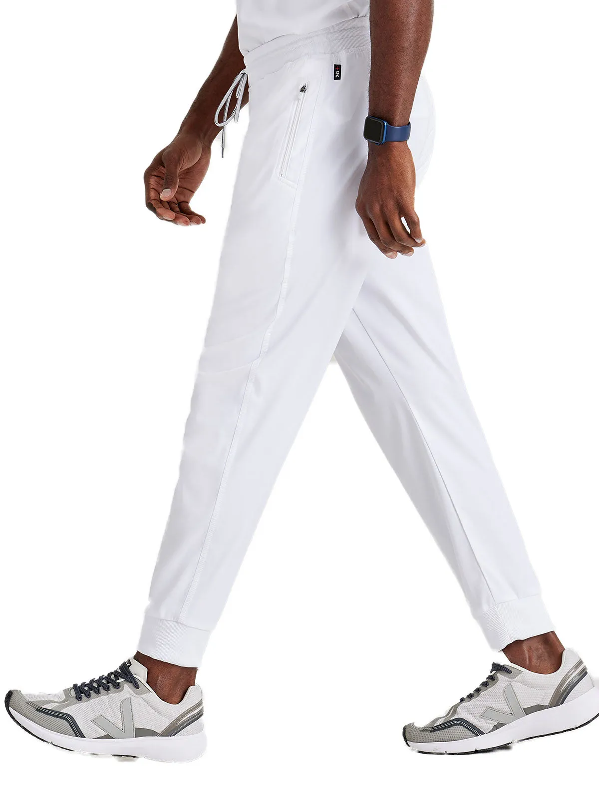 Spandex Stretch - Men’s Zip-Fly Jogger Scrub Pant