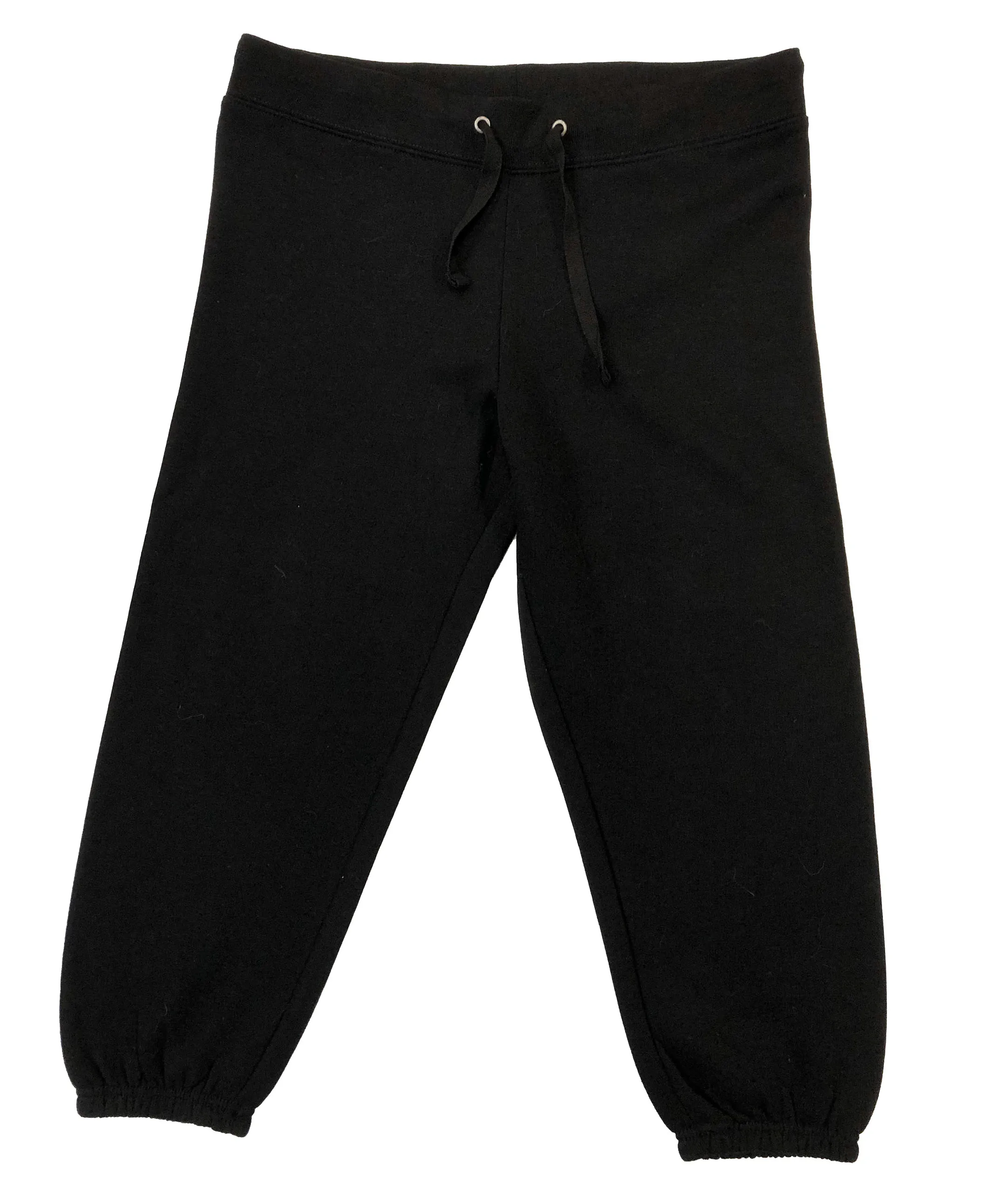 Spirit of Detroit Manhole Women's Capri Jogger Pants, Black
