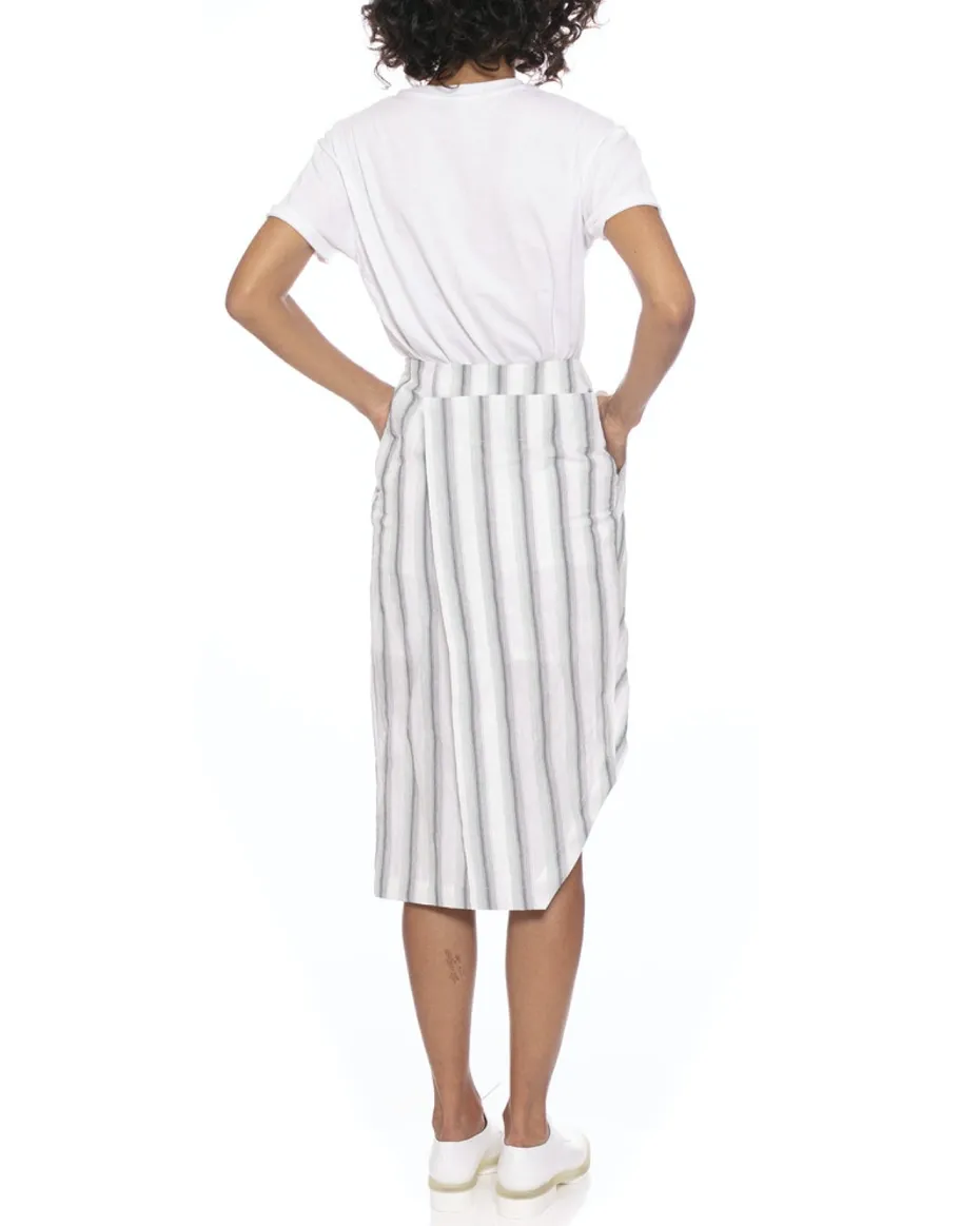 Striped Pencil Skirt