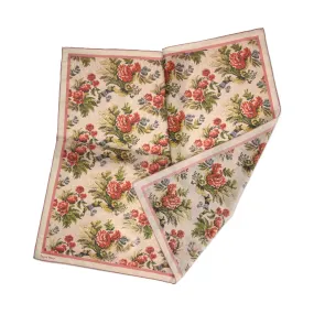 Tapis Noir Light Peach Flower Scarf