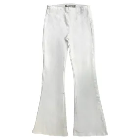 TWEEN PULL ON WHITE FLARE JEANS