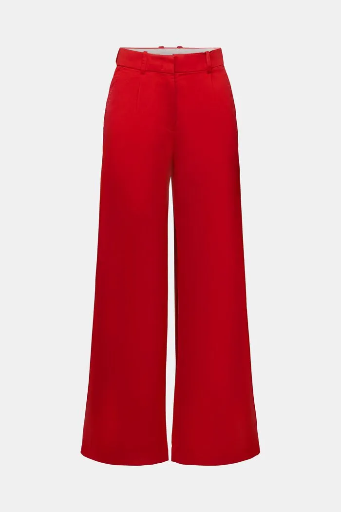 WIDE LEG CHINO PANTS